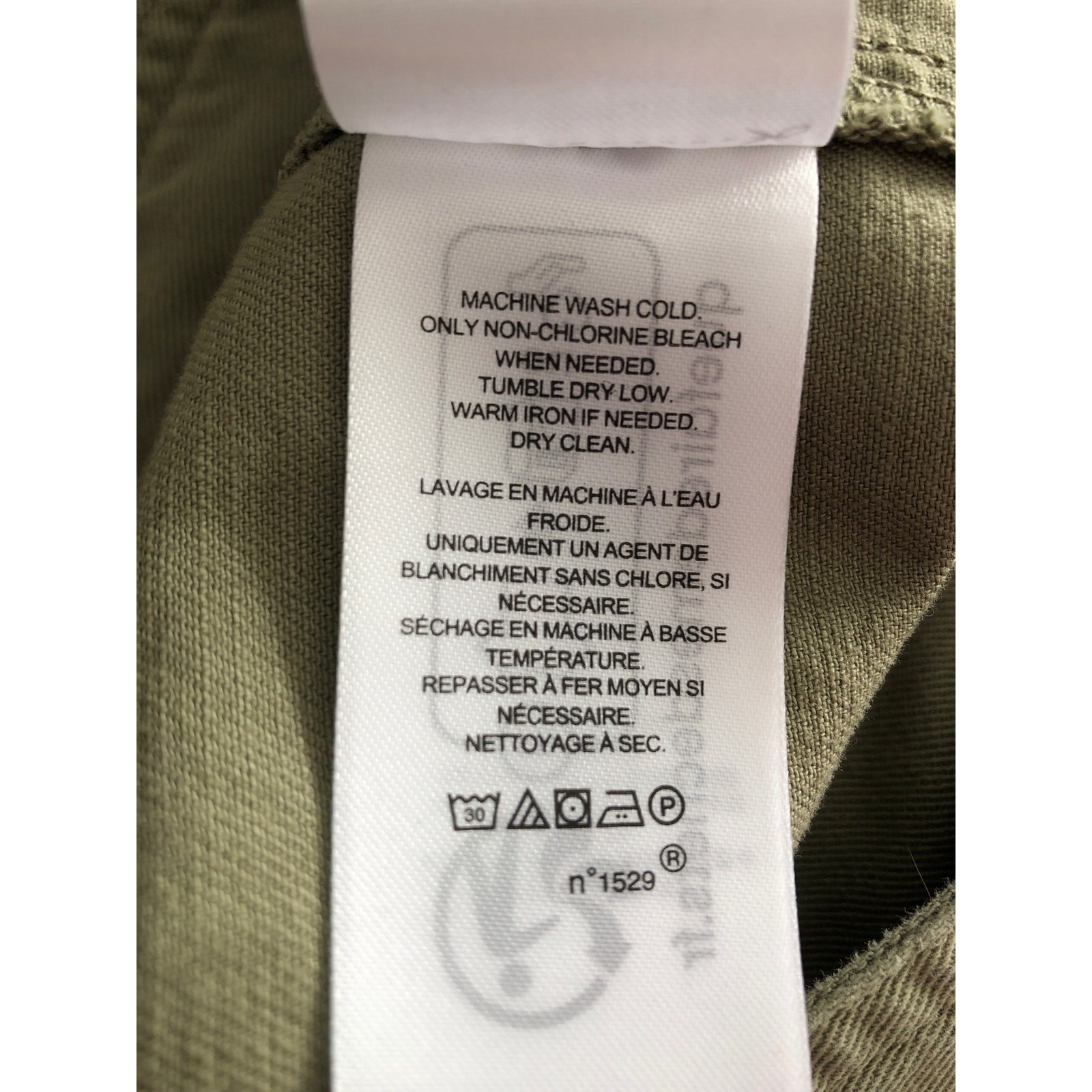 Lauren Ralph Lauren Cargo Pants Women's 20W Cotton Twill Wide Leg Green NEW thumbnail 7