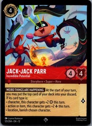 Jack-Jack Parr - Incredible Potential 121/204 The Wilds Unknown Super Rare Foil