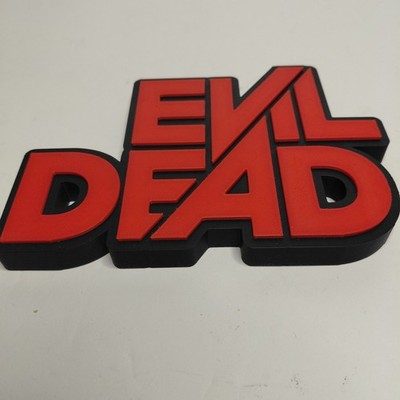 Evil Dead Movie Logo Sign 3D Wall Art Decor Horror Man Cave Game Room