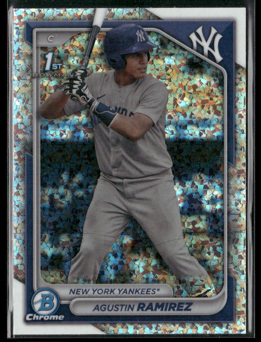 2024 Bowman #BCP-85 Agustin Ramirez Chrome Prospects Mini-Diamond Refractors