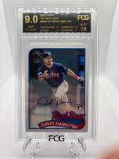 2024 Topps Series 1 - 1989 Topps Baseball Autographs David Hamilton #89BA-DH