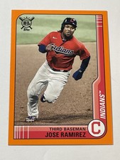 2021 Topps Big League Baseball Orange #235 - Jose Ramirez - Cleveland Indians