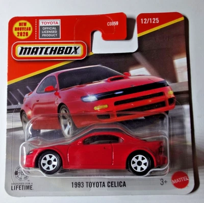 Matchbox 1993 Toyota Celica Rouge 12/125 MBX Showroom 2026 JHN50 - Photo 1/2