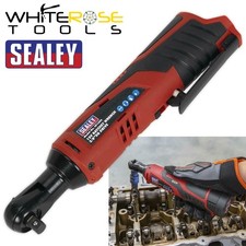 Sealey Cordless Ratchet Wrench Body Only 3/8" Drive 12V Heavy Duty LED Indicator