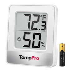 TempPro TP49W LCD Digital Indoor Mini Hygrometer Thermometer Humidity Monitor