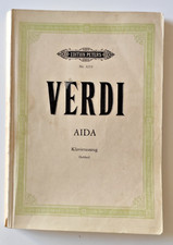 VERDI : AIDA - Partition PETERS Nr. 4253 klavier-auszug ( soldan )