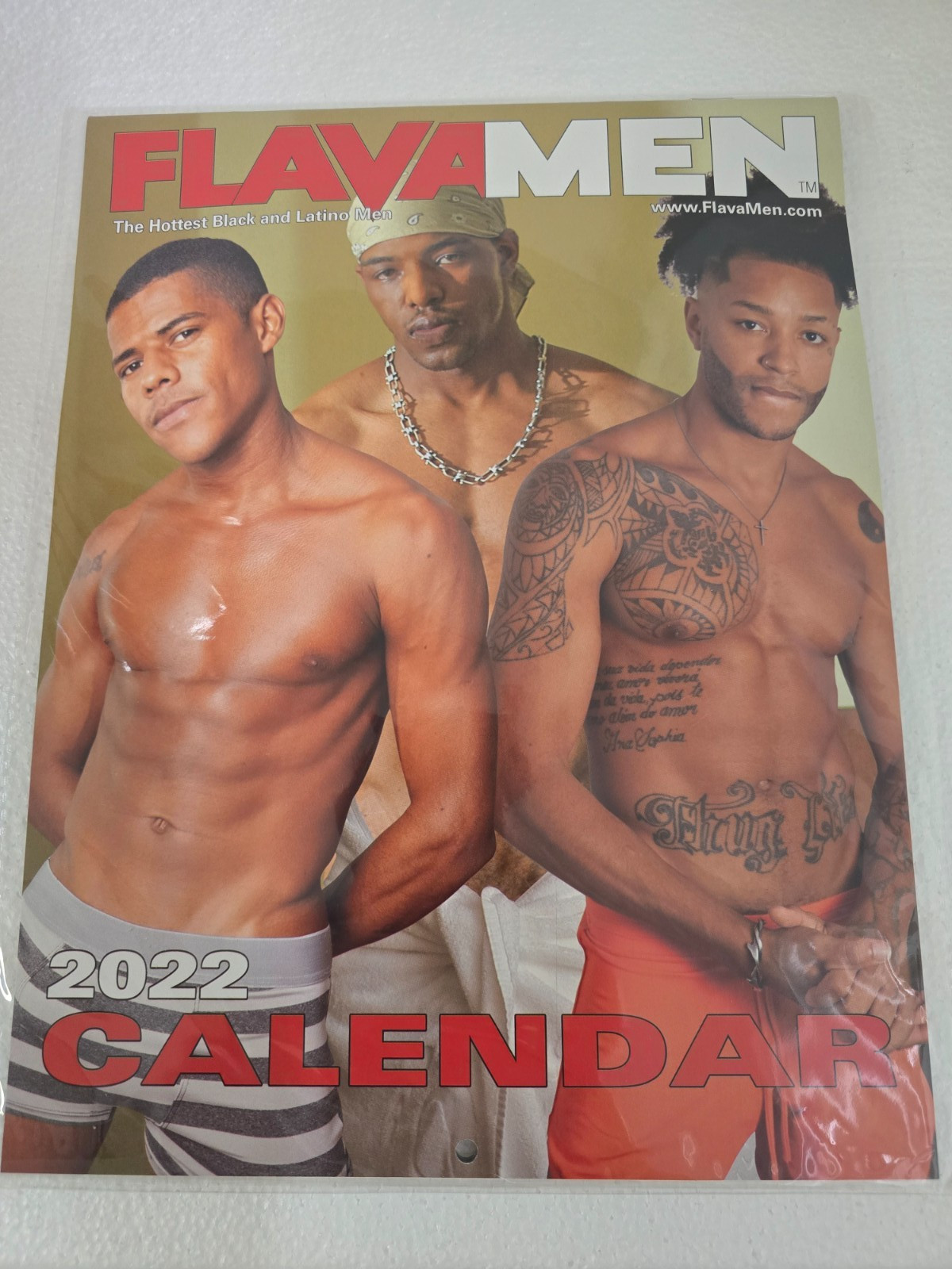 FLAVAMEN 2022 Calendar - Featuring 12 Hot Black & Latino Gay Men