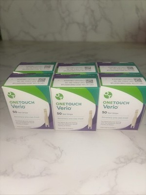 One Touch Verio Test Strips 50 Count, Expiration 6/26
