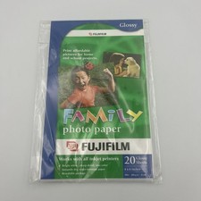  Carta fotografica famiglia Fujifilm 20 stampanti a getto d'inchiostro Fuji fogli lucidi 4X6   