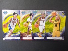 2025-26 BOWMAN BEST UNIVERSITY BASKETBALL LOT OF (4) YELLOW LAZER BASE CARDS