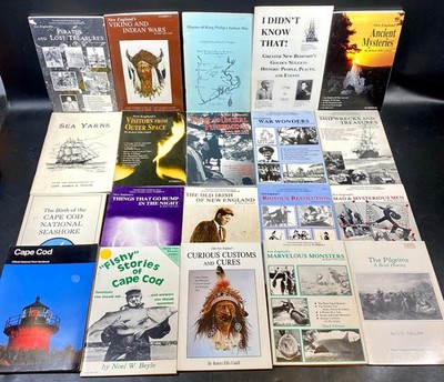 Vintage Cape Cod Souvenir Booklet Lot ~ New England Mass Treasure Indian Wars
