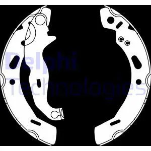 Für DELPHI LS2016 Brake Shoe Set - Bild 3
