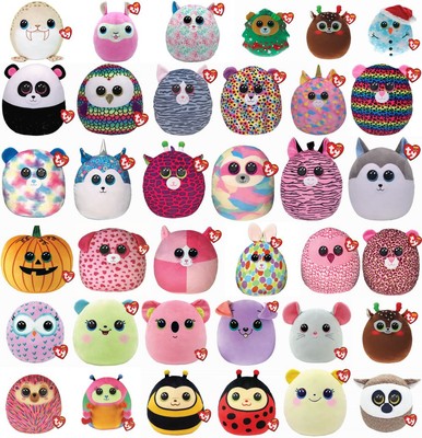 TY Squish-A-Boos - Plüschtierkissen  25 cm oder 35 cm - Auswahl