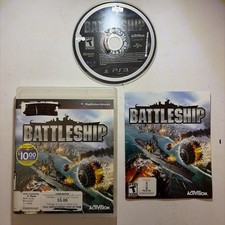 Battleship (Sony PlayStation 3, 2012) W/ Manual