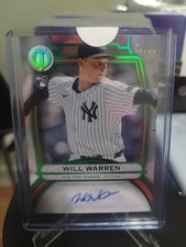 2025 Topps Tribute - Tribute Autographs Will Warren #TA-WWA Green /99 (AU, RC)