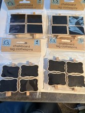 Crafters Square Chalkboard Tag Clothespins 