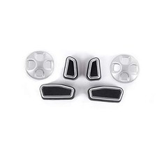 ABS Chrome Car Seat Adjustment Button Cover Trim for Alfa Romeo Giulia Stelvio