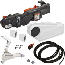 Schrankklappe Servo-Drive Set Klappenbeschlag Aventos HS weiß Kraftspeicher Blum