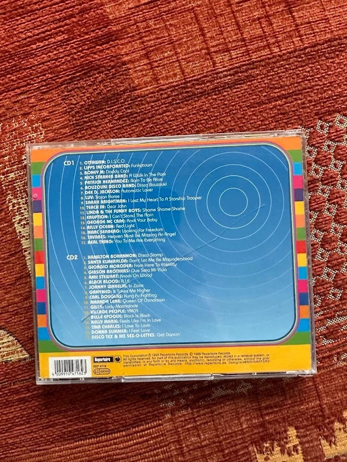 2 fach CD 70s Disco The very very best of , Compilation, Zustand sehr gut - Bild 4 von 4