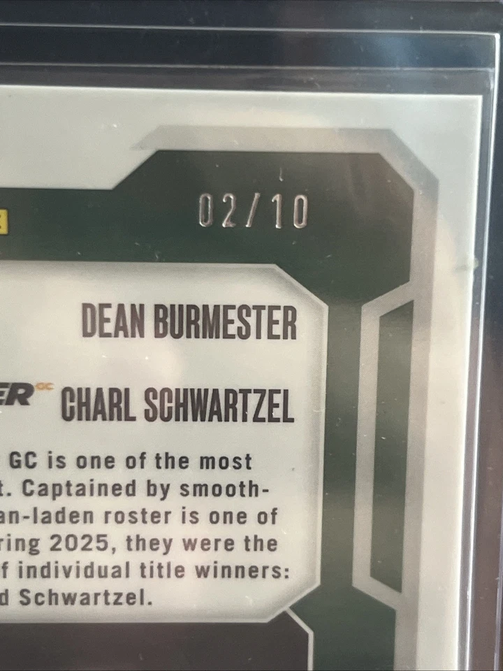 2025 Panini Prizm Liv Golf Stinger GC MIRA TELESCÓPICA DOURADA 02/10 Oosthuizen UAU/10 OURO - Imagem 3 de 3