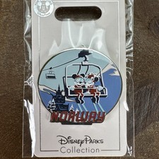 New Disney Norway Epcot World Showcase Trading Pin Mickey Minnie Mouse Ski Lift