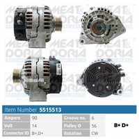 Meat & Doria Generator FüR CitroëN Berlingo MF 1.8I Xsara Coupe N0 N1 Peugeot