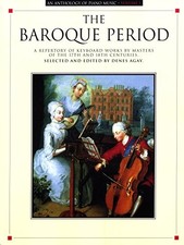An Anthology of Piano Music Volume 1: The Baroque Period - Paperback - GOOD