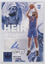 2021-22 Panini Court Kings Heir Apparent Violet 25/49 Isaiah Livers Auto 6l7