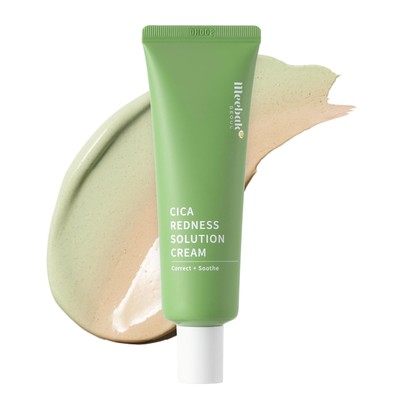 Cica Redness Solution Cream | Redness Relief for Face | Green Color-Corrector...