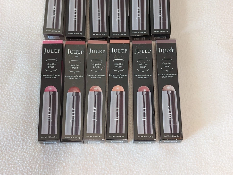 6 X Julep Skip The Brush Creme to Powder Blush Stick Reseller's Bulk Bundle Lot - Image 4 of 4