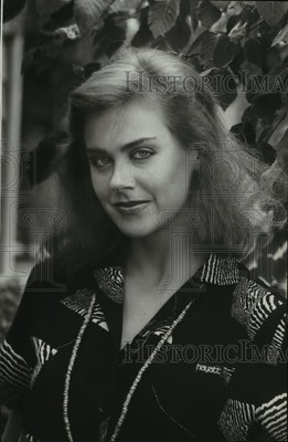 1981 Press Photo Kathi Laitinen heading to New York for modeling career