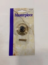 Broan NuTone RCPB746 Surface Mount Traditional Round Brass Doorbell Button Wired