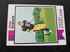 1973 Topps Football Card # 219 John McMakin - Pittsburgh Steelers (EX/NM)