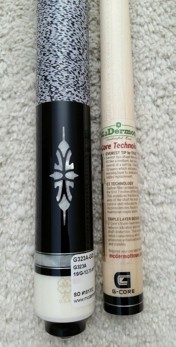 IN STOCK, McDermott G323 With G-Core Shaft, Pool Cue, FREE HARD