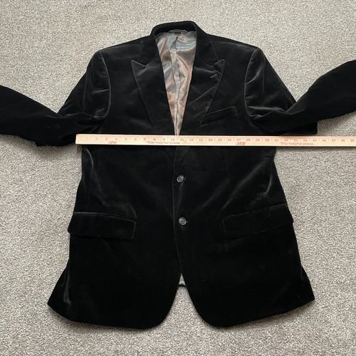 Patrick James Blazer Adult 42 R Black Norwood West Coast Classic Velvet Tuxedo - Picture 2 of 9