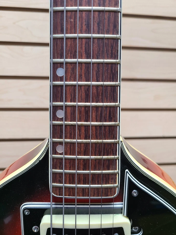 Vintage Aria Violin Guitar Made in Japan w/ Hard Case - Image 4 of 4