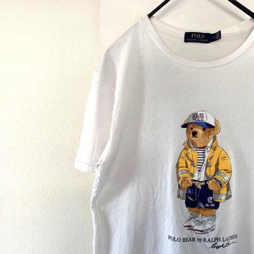 追跡有送料込【Polo Ralph Lauren】 Polo Bear T-Shirt Extremely rare Polo Ralph Lauren t-shirt Polo Bear size S