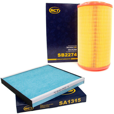 Filter Set Inspektion SCT Luftfilter + Innenraumfilter für Citroen Fiat Peugeot