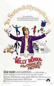 Willy Wonka & the Chocolate Factory 12x18/24x36inch Movie Silk Poster Art Print 