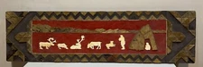 Midd. 20c Yupik Eskimo Inuit Composition Panel Life of Nations Alaska