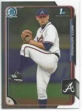 Matt Withrow Atlanta Braves 2015 Bowman Chrome Draft Prospect