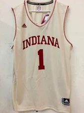 Adidas NCAA Jersey Indiana Hoosiers #1 Beige sz L