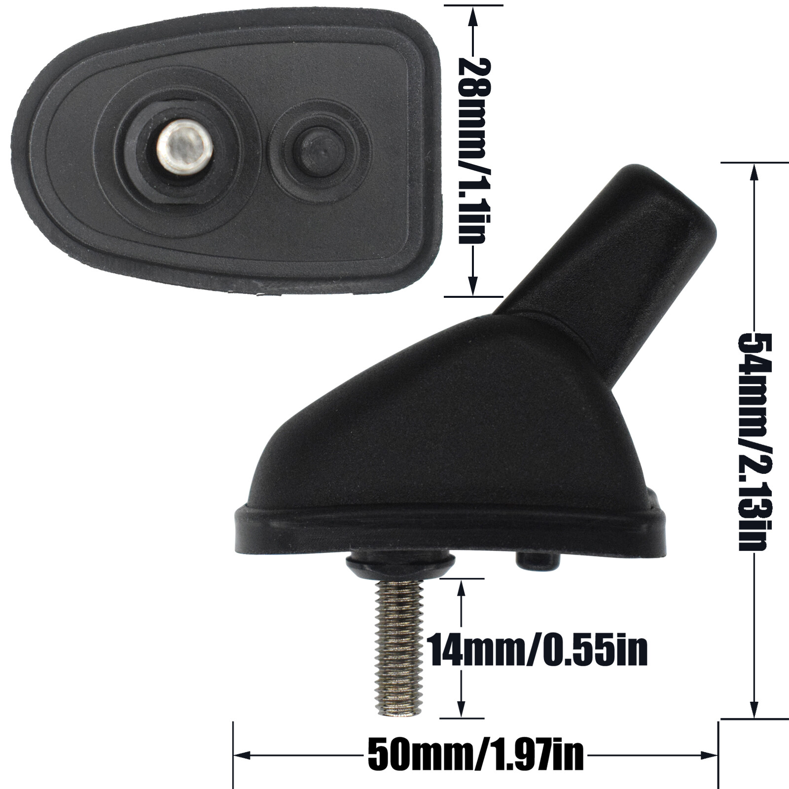Front Car Roof Aerial Antenna Base Mount For Nissan Micra K12 Almera
