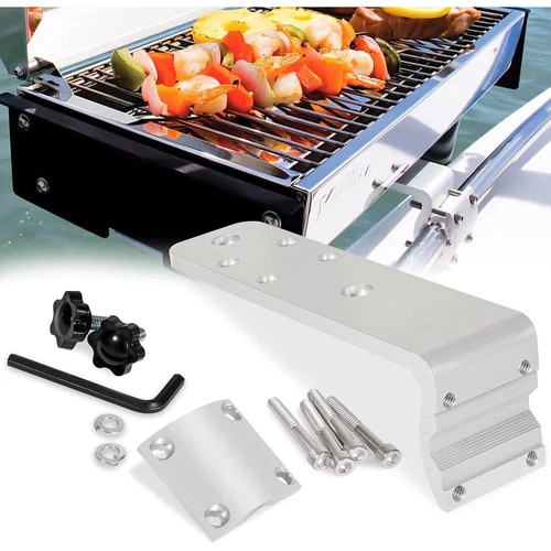 for Kuuma 58182 Stow N' Go Grill Rail Mount 7/8" to 1-1/4" Marine BBQ Boat RV - Picture 10 of 10