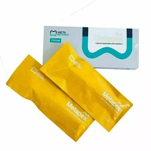 Meta Biomed Metapex Calcium Hydroxide with Iodoform Genuine 2 Syr Pack ...