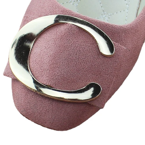 Women Flats Slip On Flat Shoes Formal Ladies Square Toe Classic Pumps Buckle - Bild 60 von 113