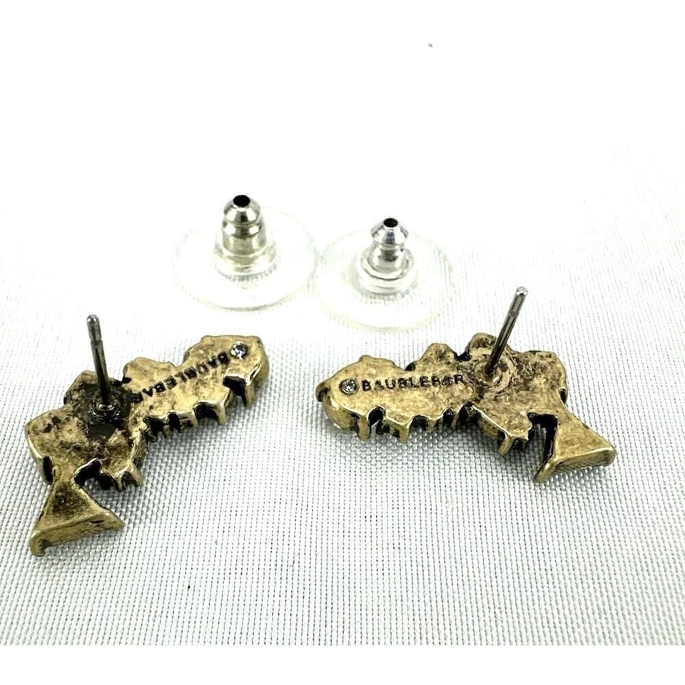 Pendientes BaubleBar Estrás Distintivos Racimo Tachuelas Fiesta Cóctel Foto 2 de 4