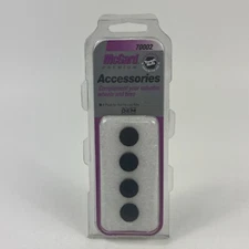 McGard 70002 Black Nylon Replacement Plugs Caps for Racing Lug Nuts 4 Pack NEW