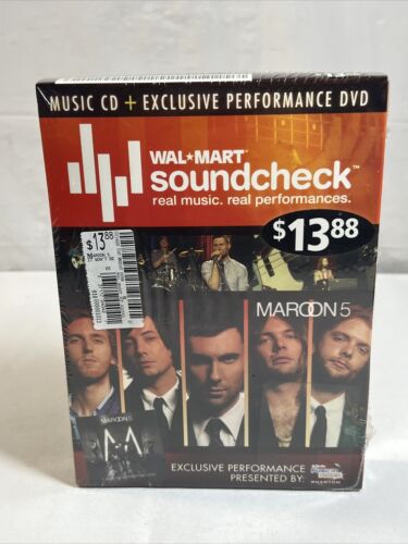 Maroon 5 - WalMart Soundcheck (Limited Edition Rlease) DVD Brand New Sealed - Afbeelding 1 van 6