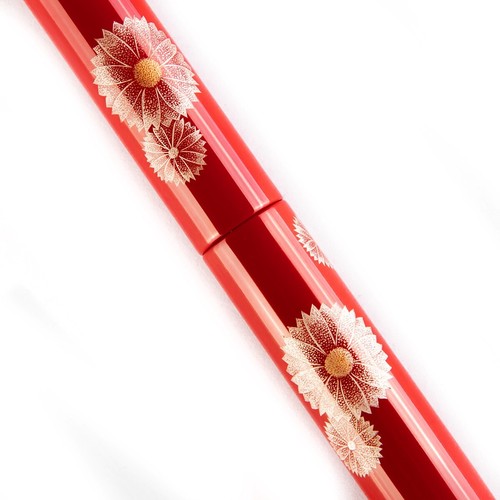 Qianyu Chrysanthemum Fountain Pen Elegant Ebonite e Urushi - Picture 4 of 6